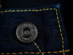 Samurai Jeans S520XX18oz-SB "Arakage" Indigo X Black 18oz Regular Tapered Jeans 51 Samurai Jeans S520XX18oz-SB