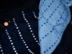 Samurai Jeans S520XX18oz-SB "Arakage" Indigo X Black 18oz Regular Tapered Jeans 63 Samurai Jeans S520XX18oz-SB