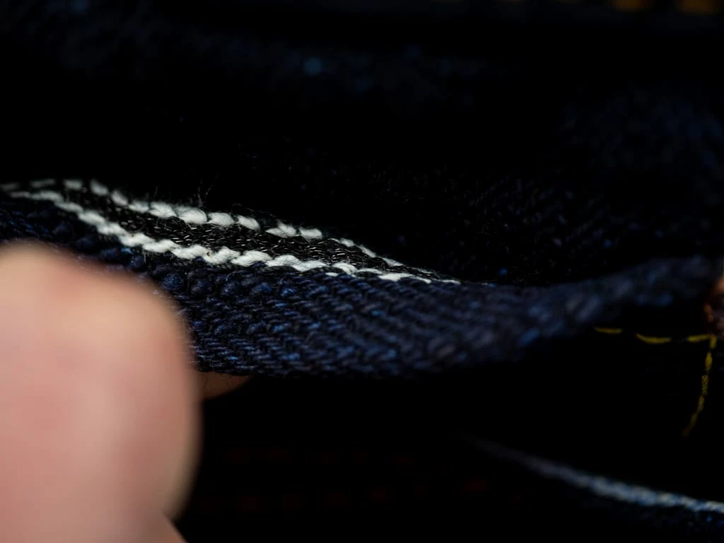 Samurai Jeans S520XX18oz-SB "Arakage" Indigo X Black 18oz Regular Tapered Jeans 25 Samurai Jeans S520XX18oz-SB "Arakage" Indigo X Black 18oz Regular Tapered Jeans