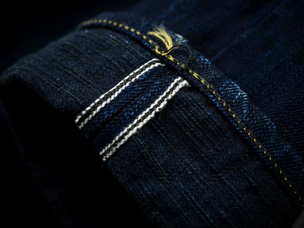 Samurai Jeans S520XX18oz-SB "Arakage" Indigo X Black 18oz Regular Tapered Jeans 36 Samurai Jeans S520XX18oz-SB "Arakage" Indigo X Black 18oz Regular Tapered Jeans