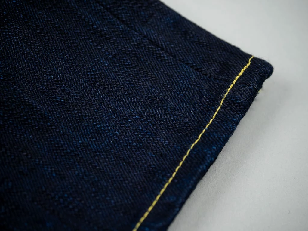 Samurai Jeans S520XX18oz-SB "Arakage" Indigo X Black 18oz Regular Tapered Jeans 38 Samurai Jeans S520XX18oz-SB "Arakage" Indigo X Black 18oz Regular Tapered Jeans