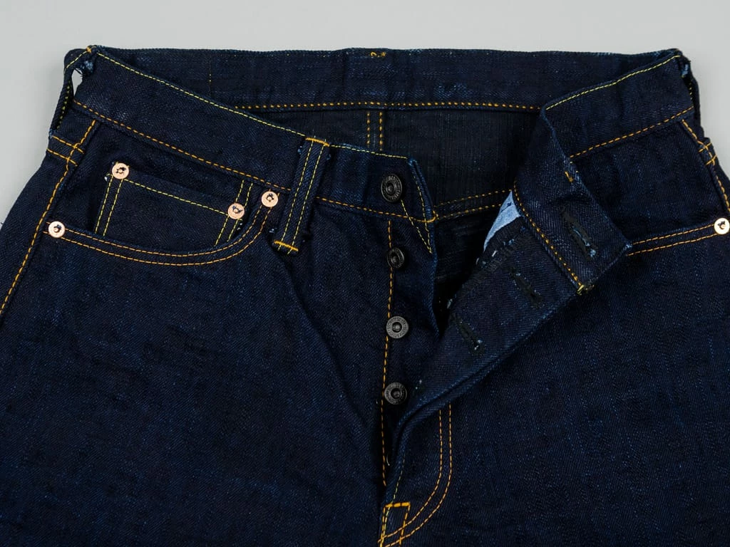 Samurai Jeans S520XX18oz-SB "Arakage" Indigo X Black 18oz Regular Tapered Jeans 13 Samurai Jeans S520XX18oz-SB "Arakage" Indigo X Black 18oz Regular Tapered Jeans