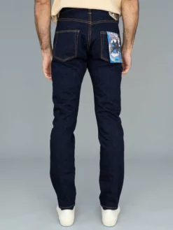 Samurai Jeans S520XX18oz-SB "Arakage" Indigo X Black 18oz Regular Tapered Jeans 43 Samurai Jeans S520XX18oz-SB