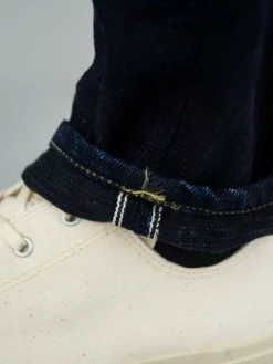 Samurai Jeans S520XX18oz-SB "Arakage" Indigo X Black 18oz Regular Tapered Jeans 47 Samurai Jeans S520XX18oz-SB