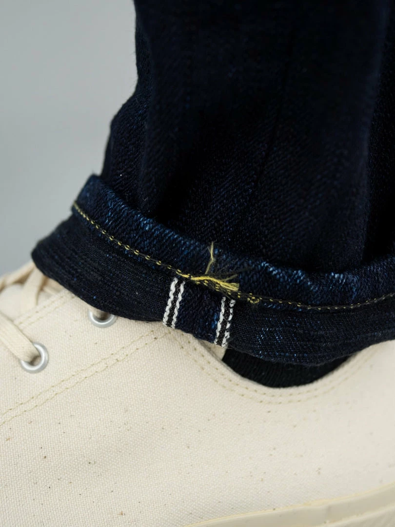 Samurai Jeans S520XX18oz-SB "Arakage" Indigo X Black 18oz Regular Tapered Jeans 11 Samurai Jeans S520XX18oz-SB "Arakage" Indigo X Black 18oz Regular Tapered Jeans