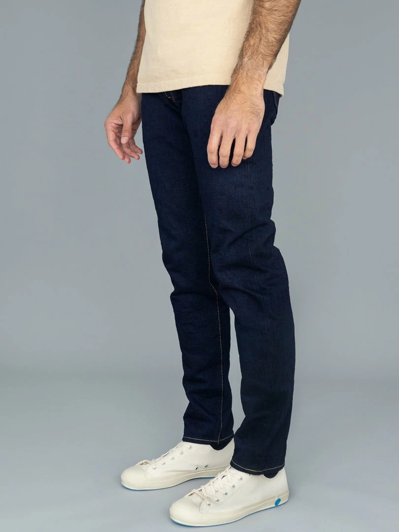 Samurai Jeans S520XX18oz-SB "Arakage" Indigo X Black 18oz Regular Tapered Jeans 5 Samurai Jeans S520XX18oz-SB "Arakage" Indigo X Black 18oz Regular Tapered Jeans