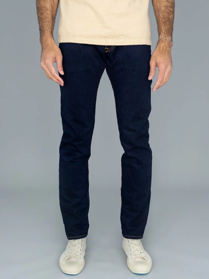 Samurai Jeans S520XX18oz-SB "Arakage" Indigo X Black 18oz Regular Tapered Jeans 4 Samurai Jeans S520XX18oz-SB "Arakage" Indigo X Black 18oz Regular Tapered Jeans