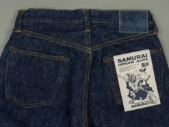 Samurai Jeans S211AX "Ai-Benkei" 18oz Natural Indigo Relax Tapered Jeans 55 Samurai Jeans S211AX