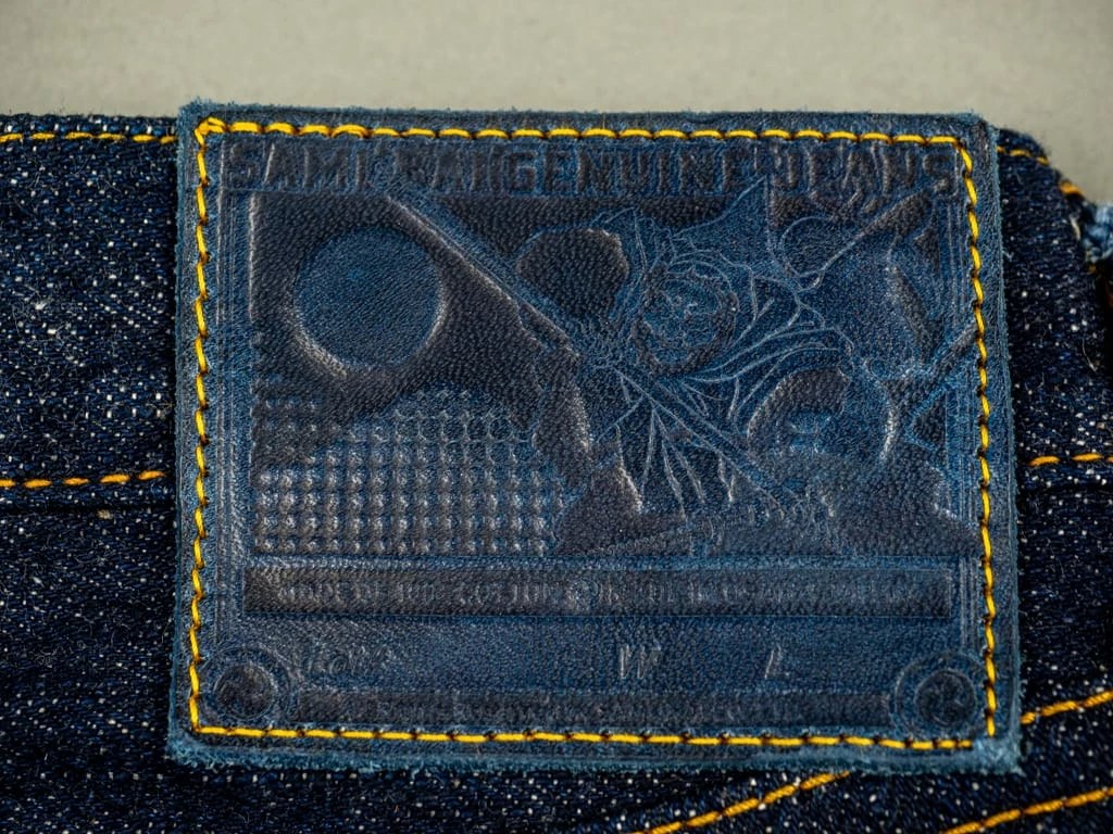 Samurai Jeans S211AX "Ai-Benkei" 18oz Natural Indigo Relax Tapered Jeans 25 Samurai Jeans S211AX "Ai-Benkei" 18oz Natural Indigo Relax Tapered Jeans