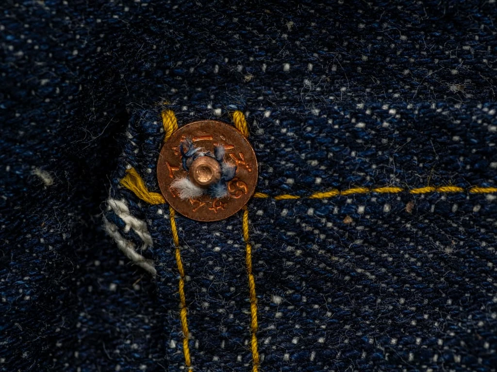 Samurai Jeans S211AX "Ai-Benkei" 18oz Natural Indigo Relax Tapered Jeans 33 Samurai Jeans S211AX "Ai-Benkei" 18oz Natural Indigo Relax Tapered Jeans