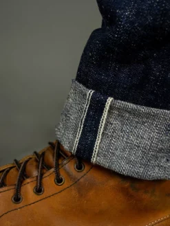 Samurai Jeans S211AX "Ai-Benkei" 18oz Natural Indigo Relax Tapered Jeans 44 Samurai Jeans S211AX