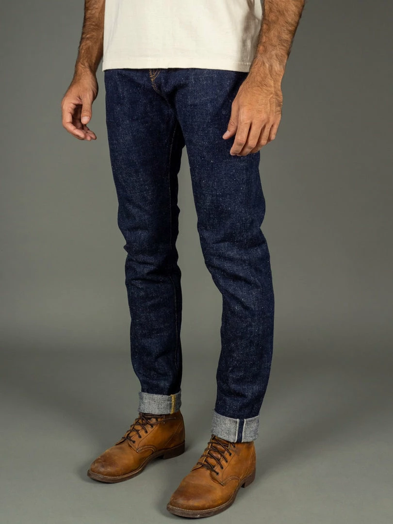 Samurai Jeans S211AX "Ai-Benkei" 18oz Natural Indigo Relax Tapered Jeans 5 Samurai Jeans S211AX "Ai-Benkei" 18oz Natural Indigo Relax Tapered Jeans