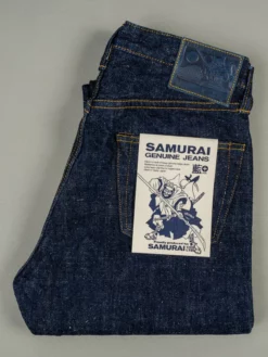Samurai Jeans S211AX "Ai-Benkei" 18oz Natural Indigo Relax Tapered Jeans 47 Samurai Jeans S211AX
