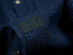 Samurai Jeans SJBD21-SK BD Hidden Sashiko Indigo Pure Shirt