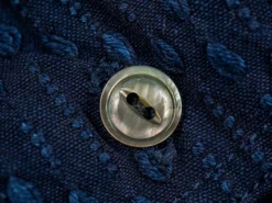 Samurai Jeans SJBD21-SK BD Hidden Sashiko Indigo Pure Shirt