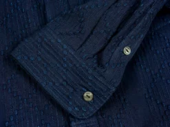 Samurai Jeans SJBD21-SK BD Hidden Sashiko Indigo Pure Shirt