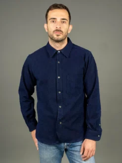 Samurai Jeans SJBD21-SK BD Hidden Sashiko Indigo Pure Shirt