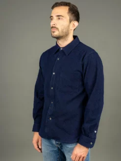 Samurai Jeans SJBD21-SK BD Hidden Sashiko Indigo Pure Shirt