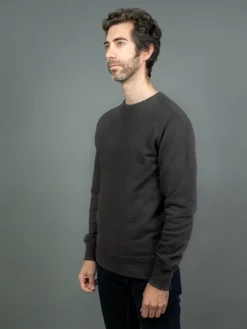 Samurai Jeans SWS-SC01 Japanese Cotton Sweatshirt Kuromane