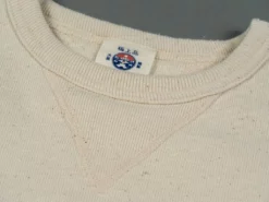 Samurai Jeans SWS-SC01 Japanese Cotton Sweatshirt Natural