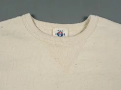 Samurai Jeans SWS-SC01 Japanese Cotton Sweatshirt Natural