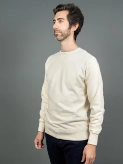Samurai Jeans SWS-SC01 Japanese Cotton Sweatshirt Natural