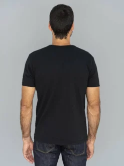 NEW ARRIVALS Samurai Jeans SJST22-RIM Loopwheel Ripened Cotton Solid Tee Sumi