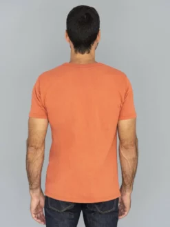 Samurai Jeans SJST22-RIM Loopwheel Ripened Cotton Solid Tee Orange Red NEW ARRIVALS 17 Samurai Jeans SJST22-RIM Loopwheel Ripened Cotton Solid Tee Orange Red NEW ARRIVALS