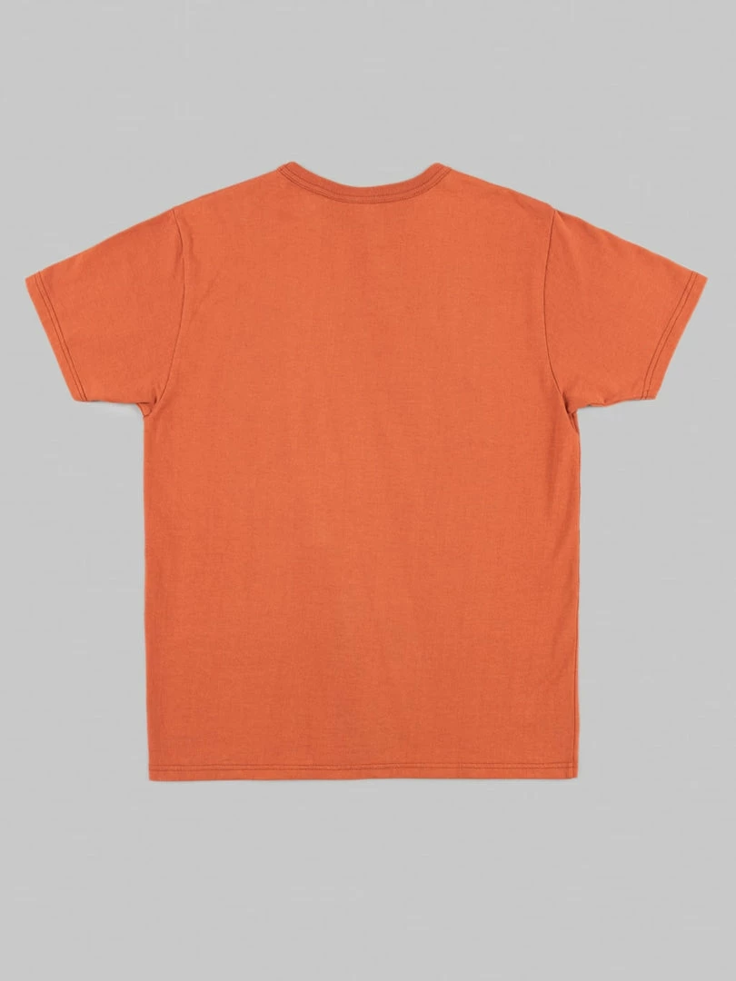 Samurai Jeans SJST22-RIM Loopwheel Ripened Cotton Solid Tee Orange Red NEW ARRIVALS 9 Samurai Jeans SJST22-RIM Loopwheel Ripened Cotton Solid Tee Orange Red NEW ARRIVALS