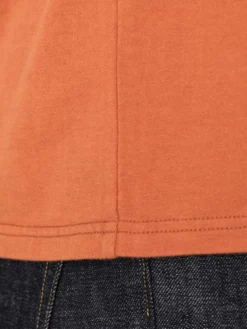 Samurai Jeans SJST22-RIM Loopwheel Ripened Cotton Solid Tee Orange Red NEW ARRIVALS 20 Samurai Jeans SJST22-RIM Loopwheel Ripened Cotton Solid Tee Orange Red NEW ARRIVALS