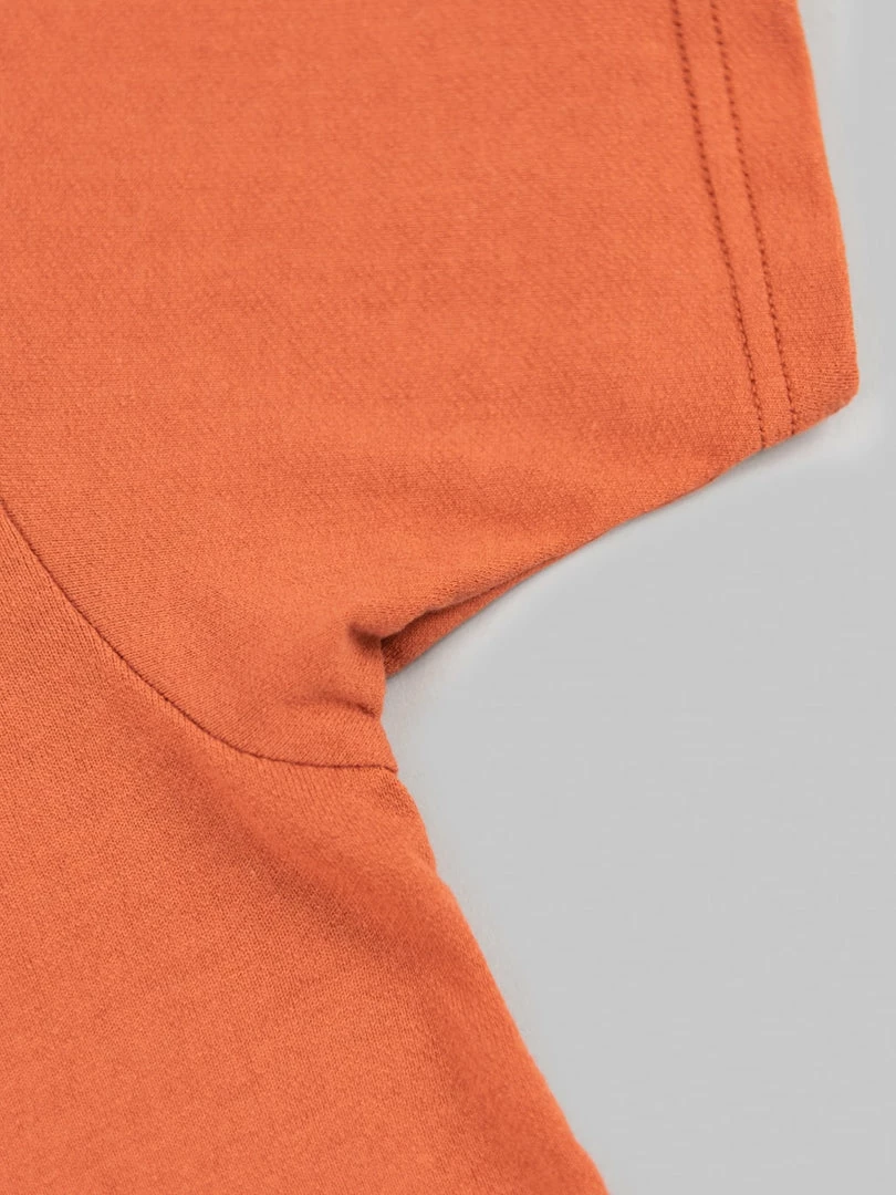 Samurai Jeans SJST22-RIM Loopwheel Ripened Cotton Solid Tee Orange Red NEW ARRIVALS 15 Samurai Jeans SJST22-RIM Loopwheel Ripened Cotton Solid Tee Orange Red NEW ARRIVALS