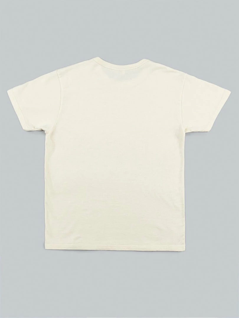 NEW ARRIVALS Samurai Jeans SJST22-RIM Loopwheel Ripened Cotton Solid Tee Ivory 9 NEW ARRIVALS Samurai Jeans SJST22-RIM Loopwheel Ripened Cotton Solid Tee Ivory