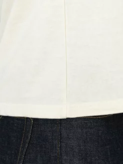 NEW ARRIVALS Samurai Jeans SJST22-RIM Loopwheel Ripened Cotton Solid Tee Ivory 19 NEW ARRIVALS Samurai Jeans SJST22-RIM Loopwheel Ripened Cotton Solid Tee Ivory