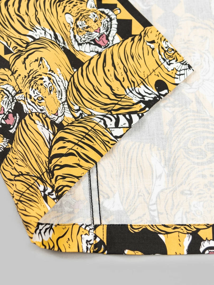 NEW ARRIVALS Samurai Jeans SSA22-HT One Hundred Tiger Shirt Black 23 NEW ARRIVALS Samurai Jeans SSA22-HT One Hundred Tiger Shirt Black