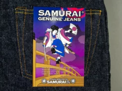 Samurai Jeans S0255XX "Ushiwaka" Model 15oz Slim Tapered Jeans 48 Samurai Jeans S0255XX