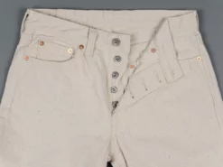Samurai Jeans S710SC-KI Japanese Cotton Ecru 18oz Slim Straight Jeans