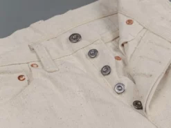 Samurai Jeans S710SC-KI Japanese Cotton Ecru 18oz Slim Straight Jeans