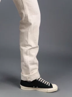 Samurai Jeans S710SC-KI Japanese Cotton Ecru 18oz Slim Straight Jeans