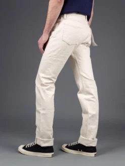 Samurai Jeans S710SC-KI Japanese Cotton Ecru 18oz Slim Straight Jeans