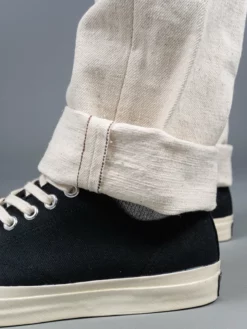 Samurai Jeans S710SC-KI Japanese Cotton Ecru 18oz Slim Straight Jeans