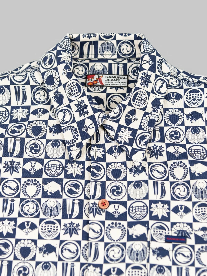 Samurai Jeans SSA22-UW Ushiwaka Kamon Shirt NEW ARRIVALS 13 Samurai Jeans SSA22-UW Ushiwaka Kamon Shirt NEW ARRIVALS