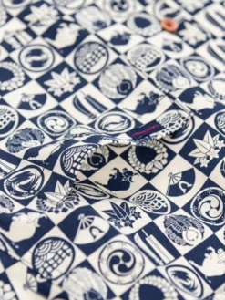 Samurai Jeans SSA22-UW Ushiwaka Kamon Shirt NEW ARRIVALS 40 Samurai Jeans SSA22-UW Ushiwaka Kamon Shirt NEW ARRIVALS