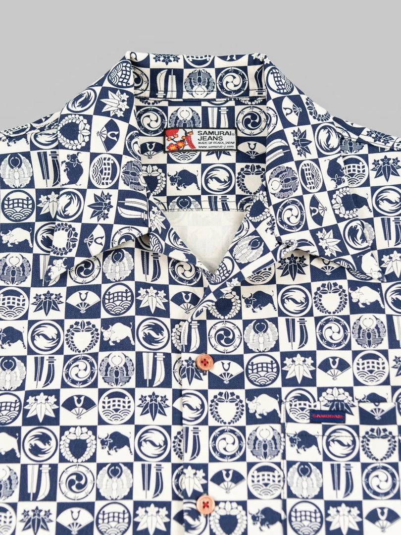Samurai Jeans SSA22-UW Ushiwaka Kamon Shirt NEW ARRIVALS 12 Samurai Jeans SSA22-UW Ushiwaka Kamon Shirt NEW ARRIVALS