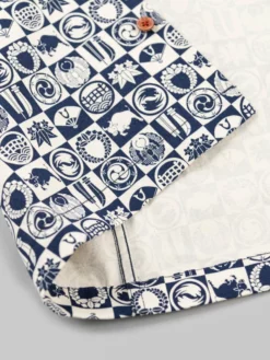 Samurai Jeans SSA22-UW Ushiwaka Kamon Shirt NEW ARRIVALS 46 Samurai Jeans SSA22-UW Ushiwaka Kamon Shirt NEW ARRIVALS