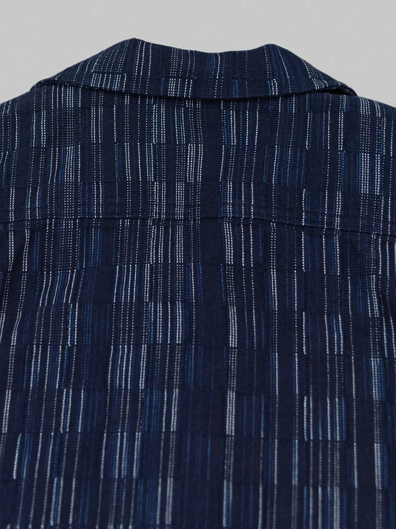 NEW ARRIVALS Samurai Jeans SOS22-S03 Natural Indigo Ichimatsu Shirt Shima 20 NEW ARRIVALS Samurai Jeans SOS22-S03 Natural Indigo Ichimatsu Shirt Shima