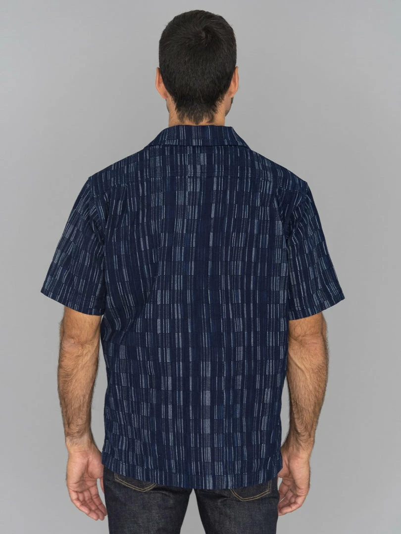 NEW ARRIVALS Samurai Jeans SOS22-S03 Natural Indigo Ichimatsu Shirt Shima 4 NEW ARRIVALS Samurai Jeans SOS22-S03 Natural Indigo Ichimatsu Shirt Shima
