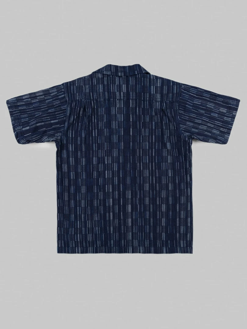 NEW ARRIVALS Samurai Jeans SOS22-S03 Natural Indigo Ichimatsu Shirt Shima 10 NEW ARRIVALS Samurai Jeans SOS22-S03 Natural Indigo Ichimatsu Shirt Shima