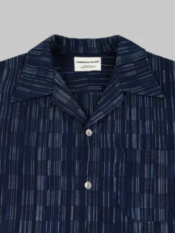 NEW ARRIVALS Samurai Jeans SOS22-S03 Natural Indigo Ichimatsu Shirt Shima 34 NEW ARRIVALS Samurai Jeans SOS22-S03 Natural Indigo Ichimatsu Shirt Shima