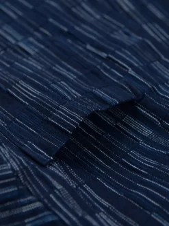 NEW ARRIVALS Samurai Jeans SOS22-S03 Natural Indigo Ichimatsu Shirt Shima 38 NEW ARRIVALS Samurai Jeans SOS22-S03 Natural Indigo Ichimatsu Shirt Shima