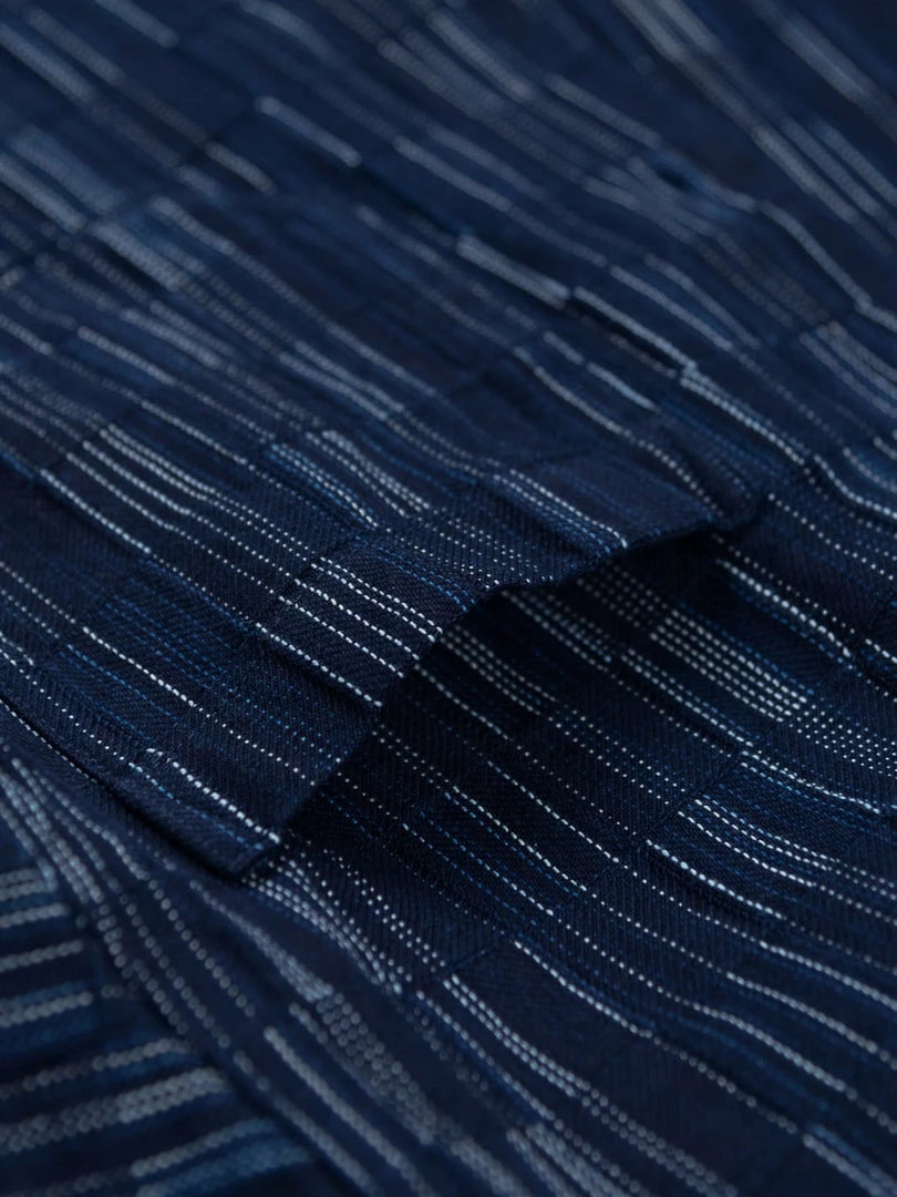 NEW ARRIVALS Samurai Jeans SOS22-S03 Natural Indigo Ichimatsu Shirt Shima 18 NEW ARRIVALS Samurai Jeans SOS22-S03 Natural Indigo Ichimatsu Shirt Shima